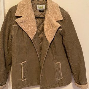 VTG L.E.I. Corduroy Sherpa jacket (M)